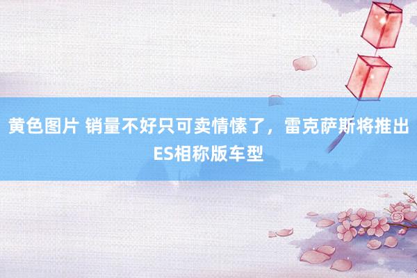 黄色图片 销量不好只可卖情愫了,雷克萨斯将推出ES相称版车型