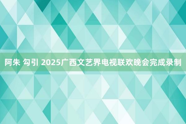 阿朱 勾引 2025广西文艺界电视联欢晚会完成录制