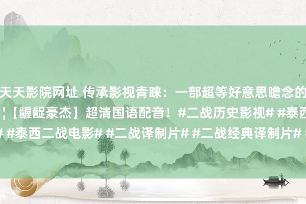 天天影院网址 传承影视青睐：一部超等好意思瞻念的经典高分二战译制片🎦【龌龊豪杰】超清国语配音！#二战