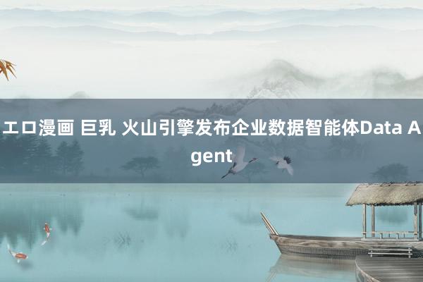 エロ漫画 巨乳 火山引擎发布企业数据智能体Data Agent