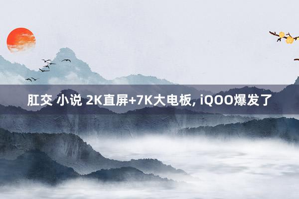 肛交 小说 2K直屏+7K大电板, iQOO爆发了