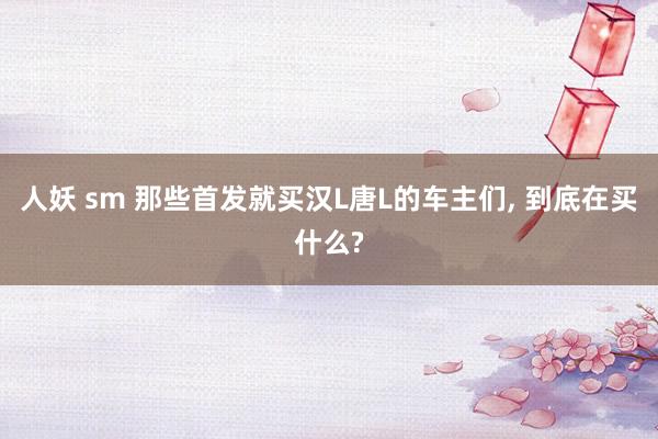 人妖 sm 那些首发就买汉L唐L的车主们, 到底在买什么?