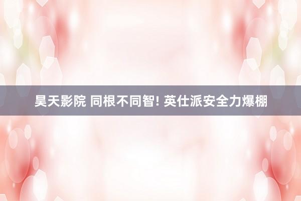 昊天影院 同根不同智! 英仕派安全力爆棚