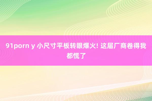 91porn y 小尺寸平板转眼爆火! 这届厂商卷得我都慌了