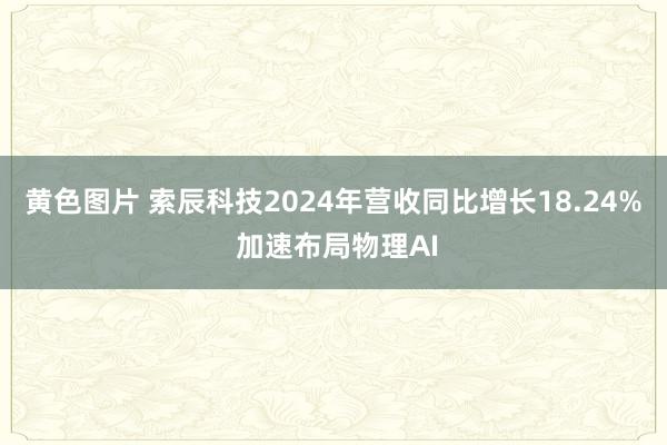 黄色图片 索辰科技2024年营收同比增长18.24% 加速布局物理AI