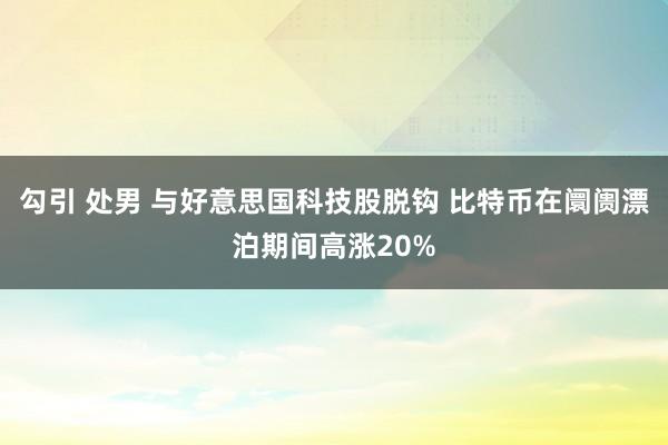 勾引 处男 与好意思国科技股脱钩 比特币在阛阓漂泊期间高涨20%
