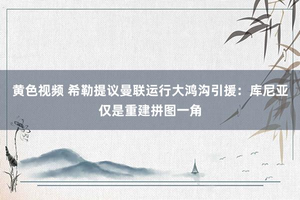 黄色视频 希勒提议曼联运行大鸿沟引援：库尼亚仅是重建拼图一角
